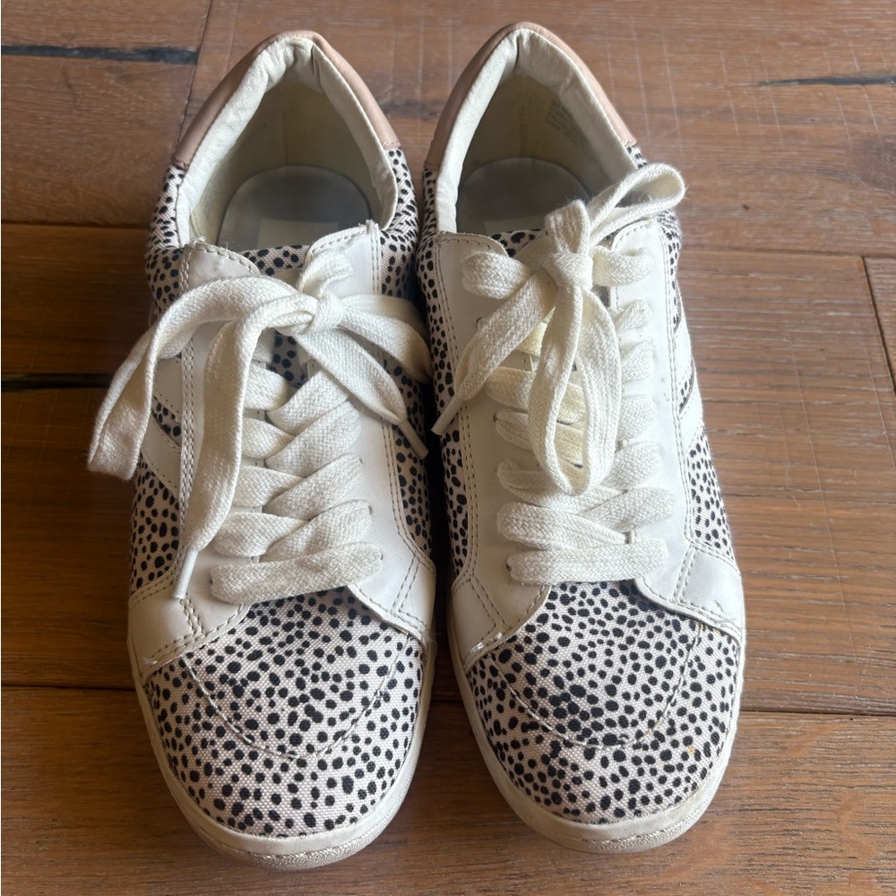 Dolce Vita Black and White Polka Dot Sneakers
